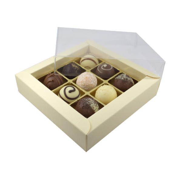 Pralinenverpackung-beige-9-Trüffelbox